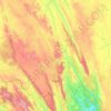 Piatã topographic map, elevation, terrain