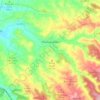 l'Espluga Calba topographic map, elevation, terrain