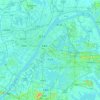 Hongshan District topographic map, elevation, terrain