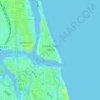 Jupiter Inlet Colony topographic map, elevation, terrain