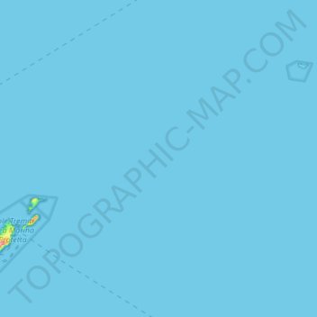 Isole Tremiti topographic map, elevation, terrain