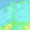 Brugge topographic map, elevation, terrain