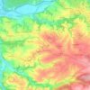 Zschadraß topographic map, elevation, terrain