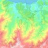 Bni Gmil topographic map, elevation, terrain