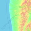 Соболевский район topographic map, elevation, terrain