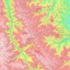 Pataz topographic map, elevation, terrain