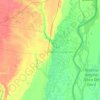 Municipio de Romang topographic map, elevation, terrain