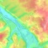 Châtel-sur-Moselle topographic map, elevation, terrain