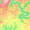 Mirandol-Bourgnounac topographic map, elevation, terrain