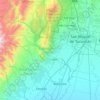 Departamento Lules topographic map, elevation, terrain