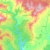 La Huerce topographic map, elevation, terrain