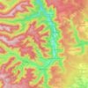 Baiersbronn topographic map, elevation, terrain