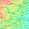 Shimen County topographic map, elevation, terrain