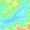 白盆珠水库 topographic map, elevation, terrain