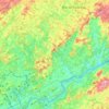 Chiador topographic map, elevation, terrain