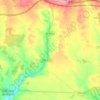 El Peral topographic map, elevation, terrain