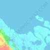 Shoalwater Bay topographic map, elevation, terrain