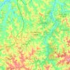 São Brás do Suaçuí topographic map, elevation, terrain