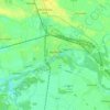 Nymburk topographic map, elevation, terrain