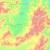 Lôgar topographic map, elevation, terrain