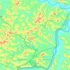 Perpétuo Socorro topographic map, elevation, terrain