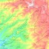 Mashta al-Hilu Subdistrict topographic map, elevation, terrain