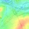 Aubencheul-au-Bac topographic map, elevation, terrain