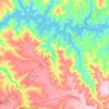 Pedrinópolis topographic map, elevation, terrain