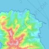 Rogliano topographic map, elevation, terrain