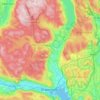 Lier topographic map, elevation, terrain