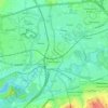 Warrington topographic map, elevation, terrain