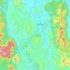 Kuala Krai topographic map, elevation, terrain
