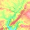 Monleón topographic map, elevation, terrain