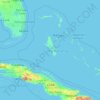 The Bahamas topographic map, elevation, terrain