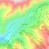 Ак-Тюз topographic map, elevation, terrain