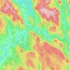 Sør-Odal topographic map, elevation, terrain