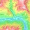Châtillon topographic map, elevation, terrain
