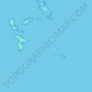 Farne-Inseln topographic map, elevation, terrain
