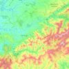 Arganil topographic map, elevation, terrain