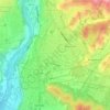 Almè topographic map, elevation, terrain