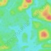 Daisy Lake topographic map, elevation, terrain