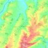 Michaelnbach topographic map, elevation, terrain