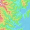 大槌町 topographic map, elevation, terrain