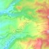 Le Morne-Vert topographic map, elevation, terrain