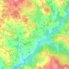 Peyrissac topographic map, elevation, terrain