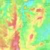 Varzy topographic map, elevation, terrain