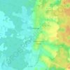 Vielverge topographic map, elevation, terrain