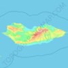Socotra topographic map, elevation, terrain
