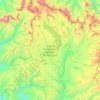 Área de Conservación Regional de Ausangate topographic map, elevation, terrain