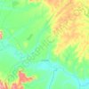 Urucuia topographic map, elevation, terrain